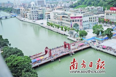 岐江城區(qū)段沿岸風景。南方日報記者