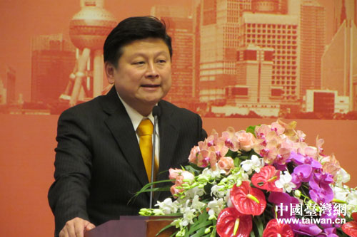 花蓮縣長傅崑萁在作主題演講 花蓮縣長傅崑萁在作主題演講