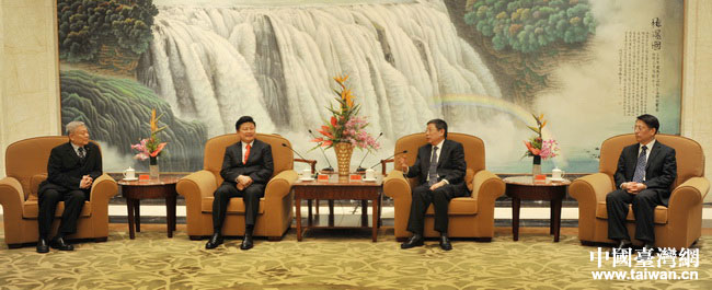 上海市長(zhǎng)楊雄會(huì)見花蓮縣長(zhǎng)傅崐萁 上海市長(zhǎng)楊雄會(huì)見花蓮縣長(zhǎng)傅崐萁