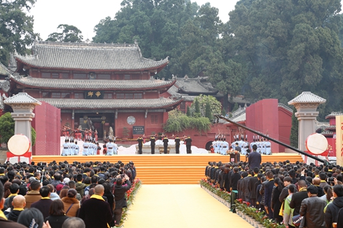 兩岸同胞共聚梓潼祭文昌 兩岸同胞共聚梓潼祭文昌