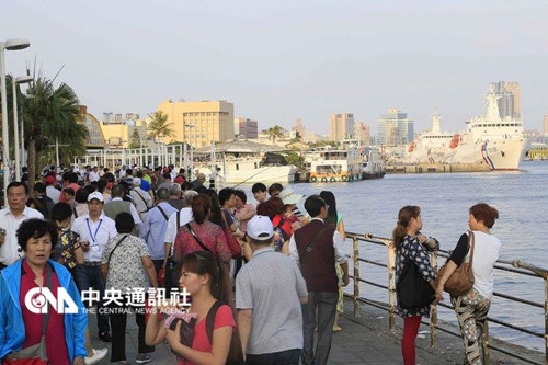 臺(tái)當(dāng)局:赴臺(tái)觀光客將突破千萬(wàn)大關(guān)(圖)