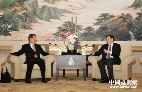 上海市市長應勇會見蕭萬長一行 上海市市長應勇會見蕭萬長一行