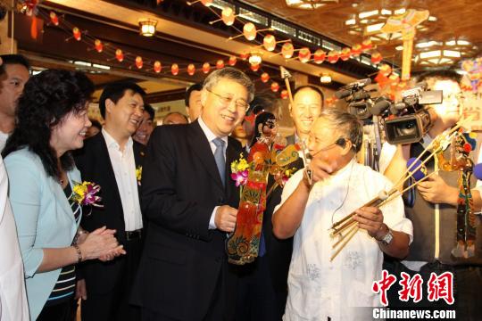 山東非物質(zhì)文化遺產(chǎn)展演暨民間交流活動(dòng)在基隆舉行