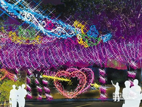“愛你一世”情人節(jié)燈區(qū)將亮相2014臺(tái)灣燈會(huì)(圖)