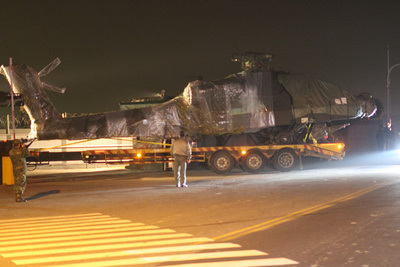 美售臺(tái)阿帕奇戰(zhàn)機(jī)剩余3架運(yùn)往臺(tái)南