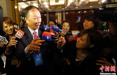 郭臺銘紫金山峰會表示:望將制造業(yè)網(wǎng)絡(luò)化