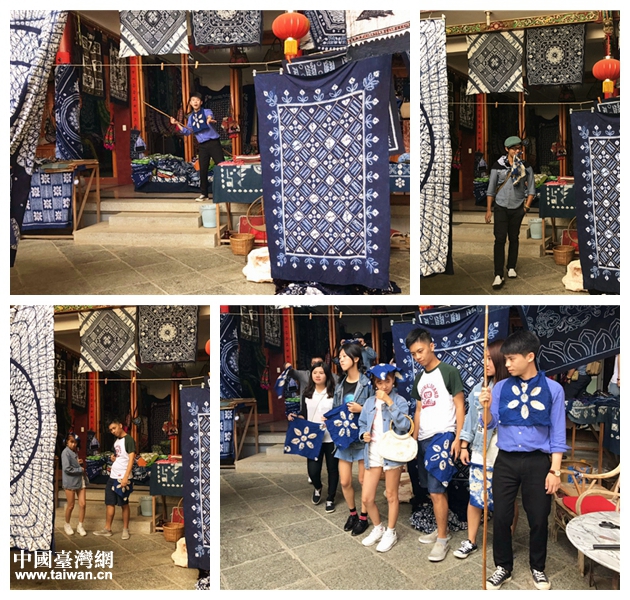 兩岸學生攜自己扎染作品創(chuàng)意走秀 兩岸學生攜自己扎染作品創(chuàng)意走秀