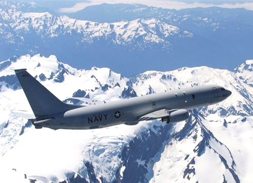 資料圖:美國P-8A反潛巡邏機(jī) 資料圖:美國P-8A反潛巡邏機(jī)