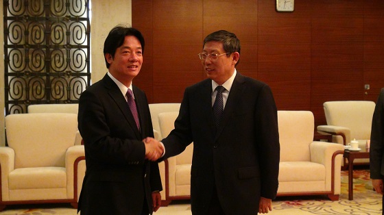 上海市長(zhǎng)楊雄與賴清德會(huì)面 上海市長(zhǎng)楊雄與賴清德會(huì)面