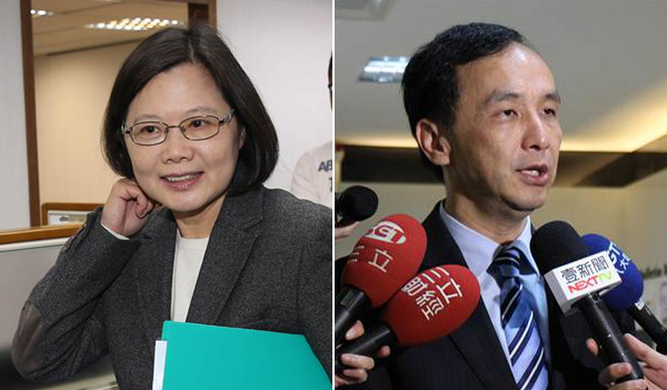 蔡英文朱立倫決戰(zhàn)“立委”補(bǔ)選 蔡英文朱立倫決戰(zhàn)“立委”補(bǔ)選