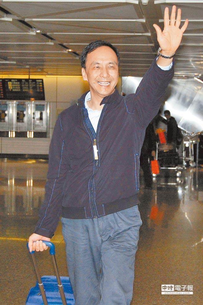 朱立倫從桃園機(jī)場出發(fā) 朱立倫從桃園機(jī)場出發(fā)
