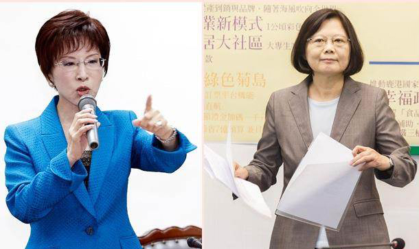 洪秀柱與蔡英文 洪秀柱與蔡英文