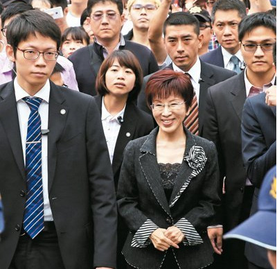 洪秀柱表示效法孫中山要逆轉(zhuǎn)勝安撫支持者不搞暴力