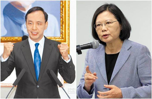 故鄉(xiāng)保衛(wèi)戰(zhàn)朱立倫打政績牌叫陣“空心菜”(圖)