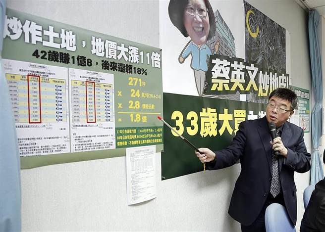 民進黨翻炒舊案 國民黨回擊:為掩護蔡英文炒地 民進黨翻炒舊案 國民黨回擊:為掩護蔡英文炒地