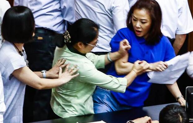 藍綠“立委”在“前瞻預算案”沖突中續(xù)演表決大戰(zhàn) 藍綠“立委”在“前瞻預算案”沖突中續(xù)演表決大戰(zhàn)