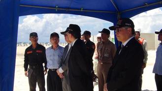 臺(tái)軍方今考察太平島新建碼頭工程首度曝光 臺(tái)軍方今考察太平島新建碼頭工程首度曝光