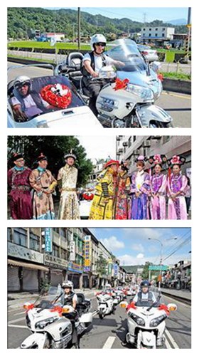 重型機(jī)車夫妻第5度結(jié)婚許下誓言“絕無下次”