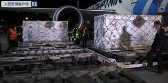 中國(guó)援助埃及第二批新冠疫苗抵達(dá)開羅