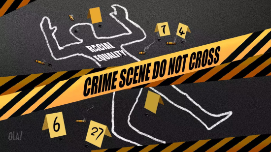 (熱點(diǎn)觀察漫評)美國種族歧視是威脅民主的“黑暗力量”_fororder_1111