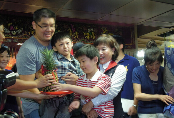 連勝文拜票 連勝文拜票