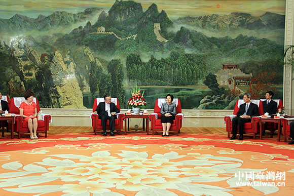 孫春蘭在天津會見了中國國民黨榮譽副主席詹春柏一行 孫春蘭在天津會見了中國國民黨榮譽副主席詹春柏一行