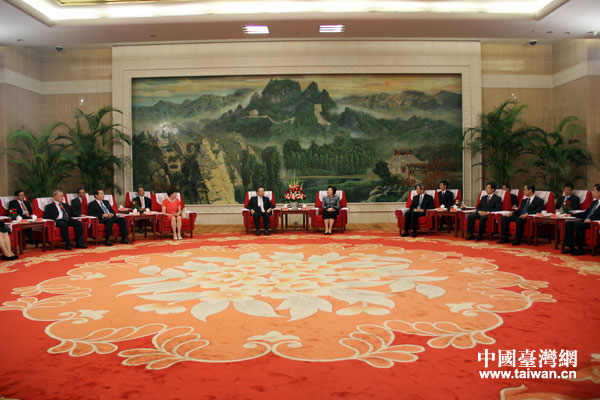 孫春蘭在天津會見了中國國民黨榮譽副主席詹春柏一行 孫春蘭在天津會見了中國國民黨榮譽副主席詹春柏一行