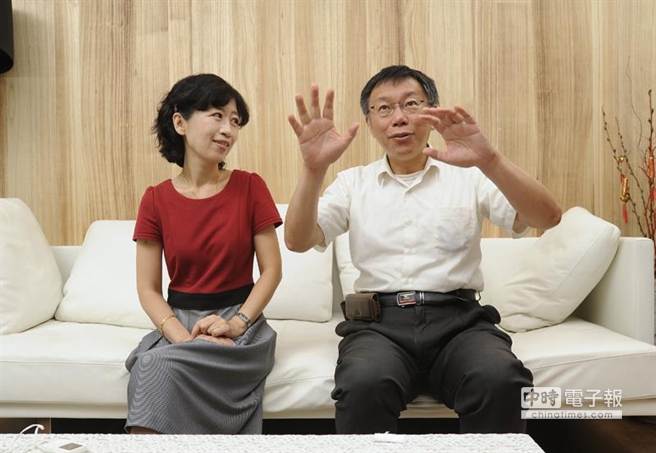 柯文哲陣營傳帳目不清 太座陳佩琪親自上陣掌柜 柯文哲陣營傳帳目不清 太座陳佩琪親自上陣掌柜