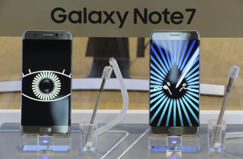 資料圖:三星Note7手機(jī)