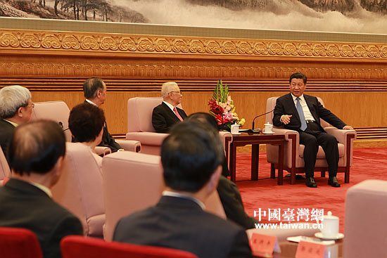 習(xí)近平會見臺灣和平統(tǒng)一團體聯(lián)合參訪團 習(xí)近平會見臺灣和平統(tǒng)一團體聯(lián)合參訪團