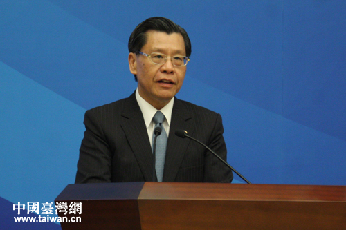 臺灣貿(mào)易中心董事長梁國新(中國臺灣網(wǎng) 張潔 攝) 臺灣貿(mào)易中心董事長梁國新(中國臺灣網(wǎng) 張潔 攝)