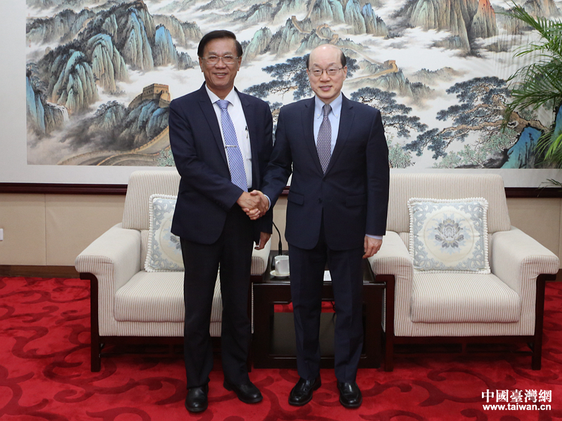 劉結(jié)一會(huì)見臺(tái)灣南投縣長(zhǎng)林明溱 劉結(jié)一會(huì)見臺(tái)灣南投縣長(zhǎng)林明溱